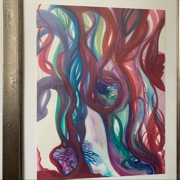 Lovely Star * Watercolor Abstract Painting - Picture 8 of 11